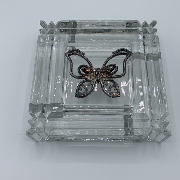 Vintage Rhinestone Butterfly - Picture 2 of 3